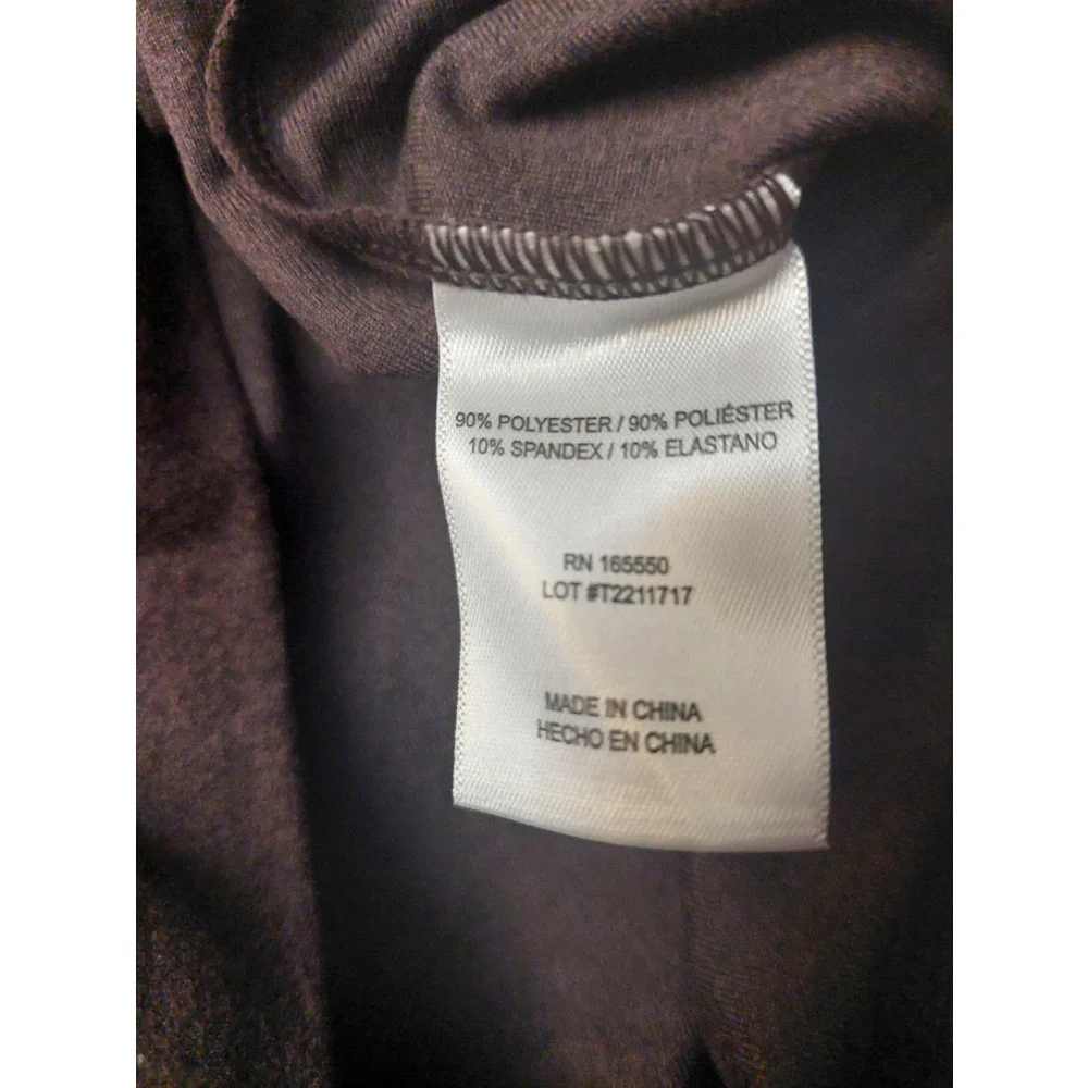 32 Degrees Mens Heat Raglan Sleeve Sleep Shirt Plum XL
